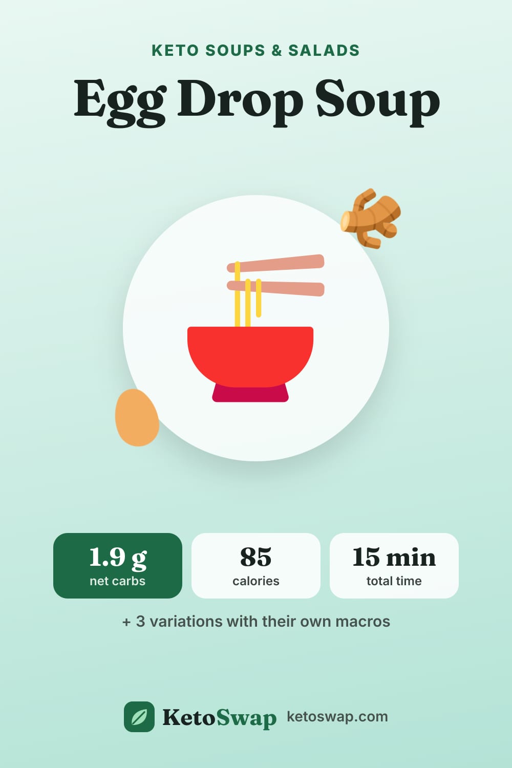 Egg Drop Soup — pin image