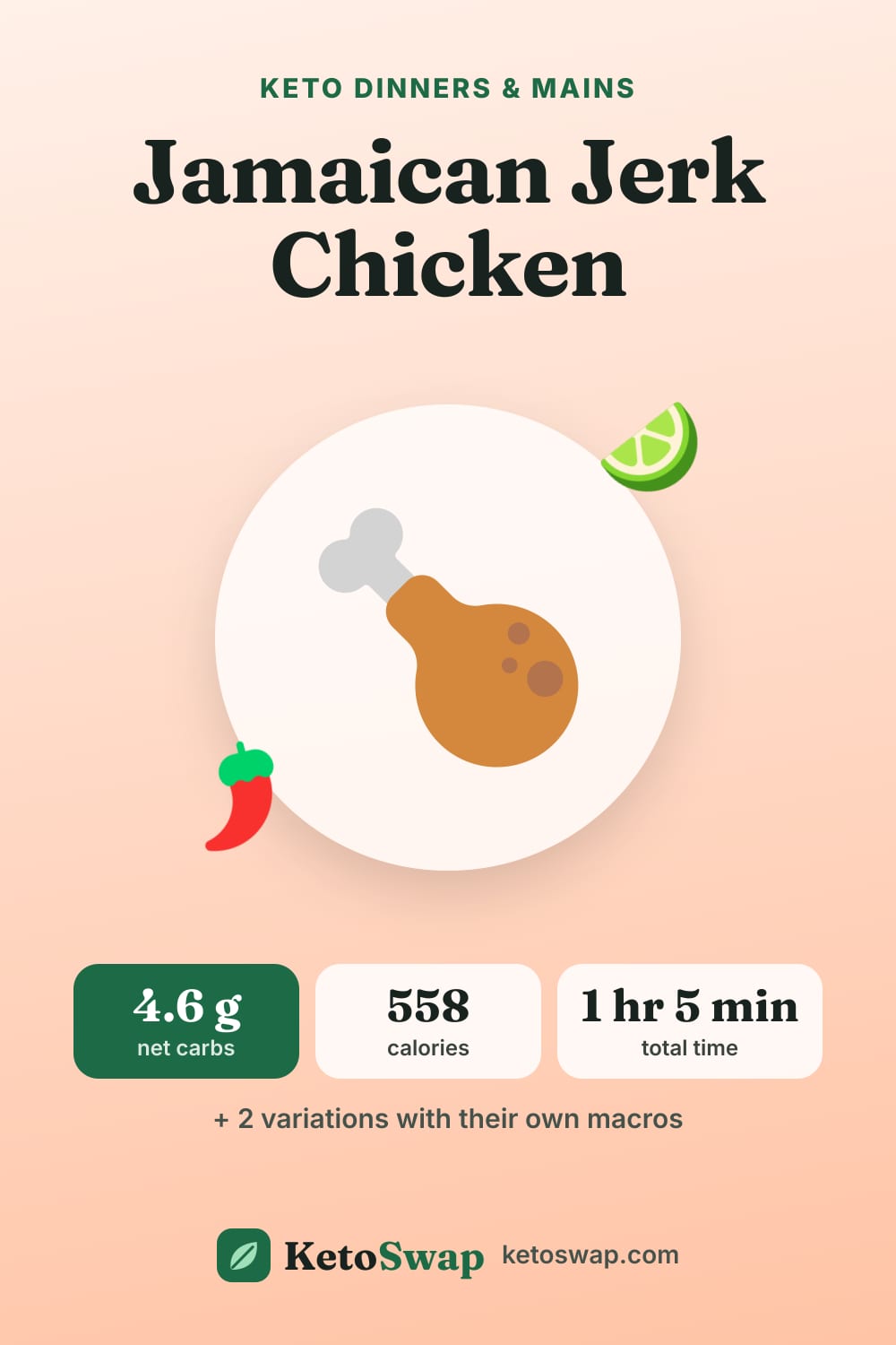 Jamaican Jerk Chicken — pin image