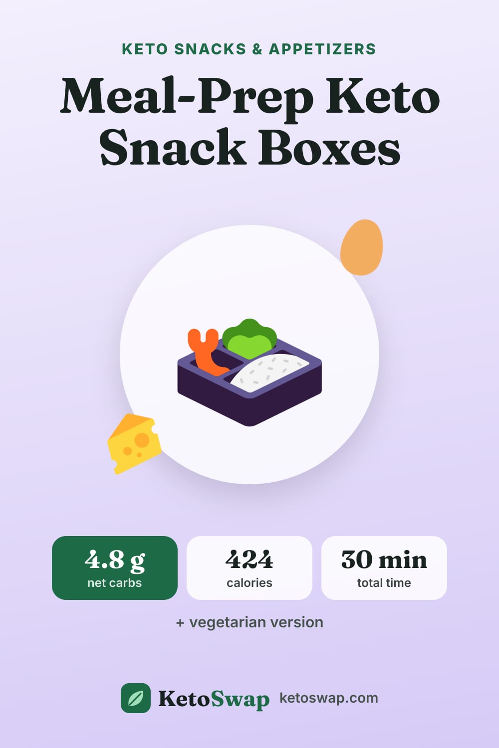 Meal-Prep Keto Snack Boxes — pin image