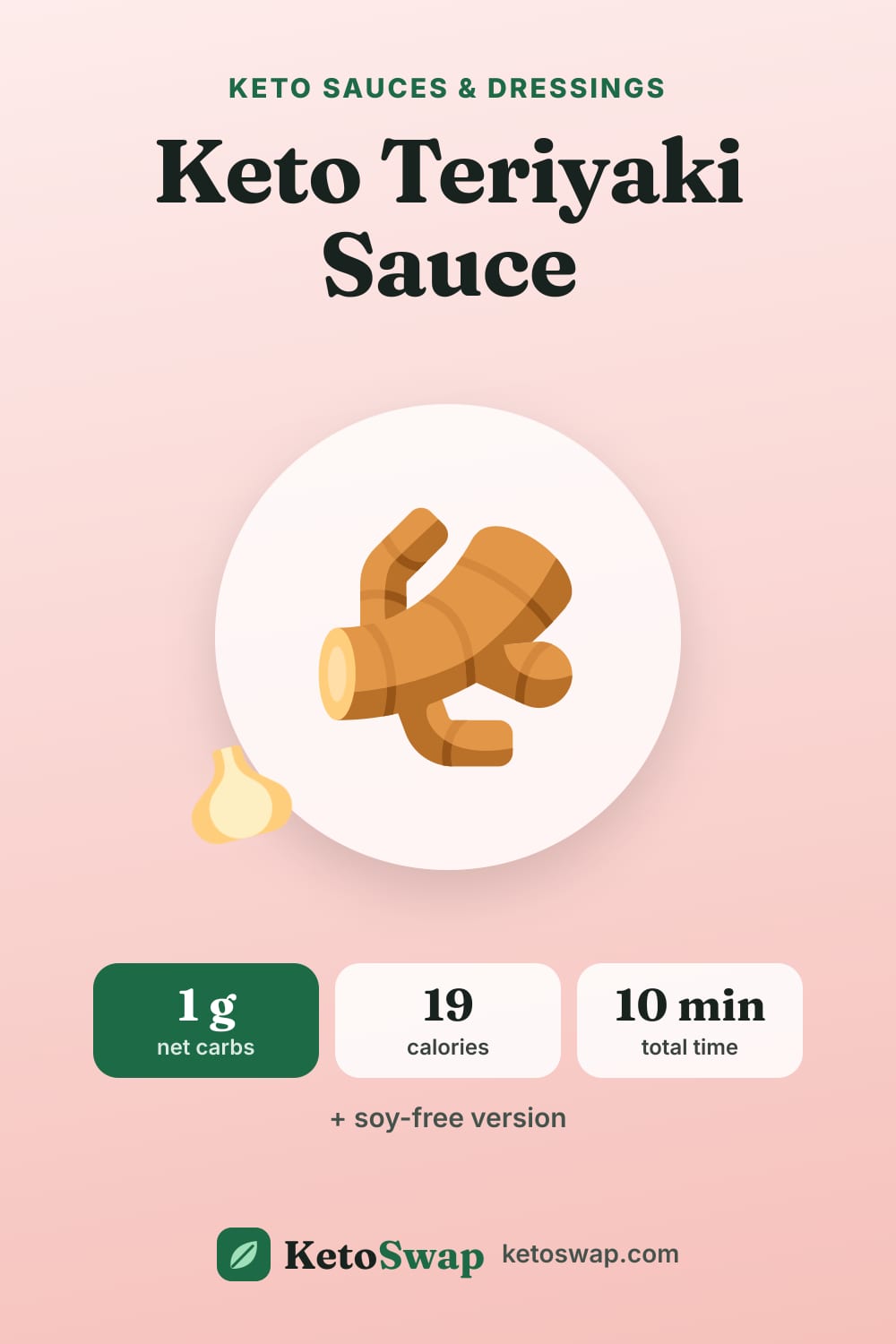 Keto Teriyaki Sauce — pin image