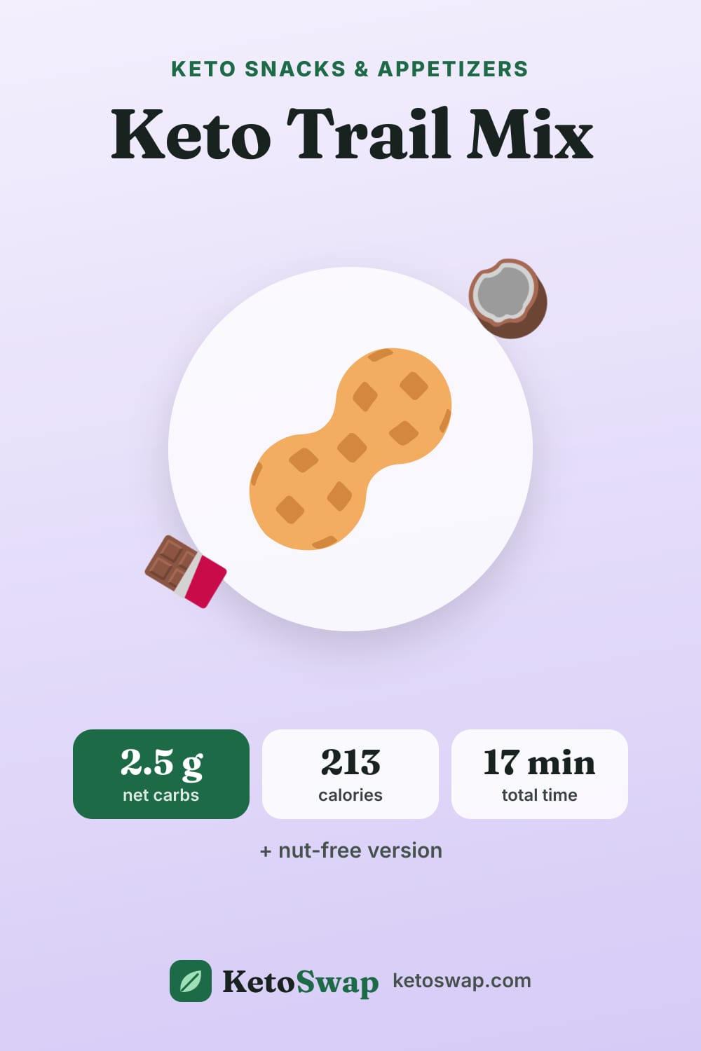 Keto Trail Mix — pin image