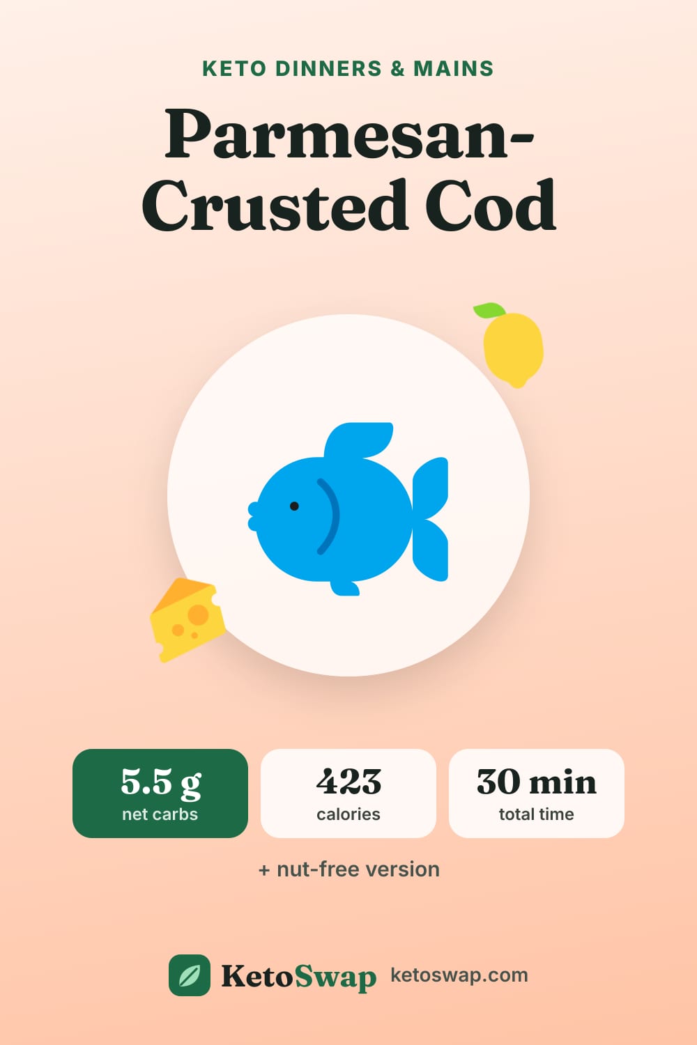 Parmesan-Crusted Cod — pin image