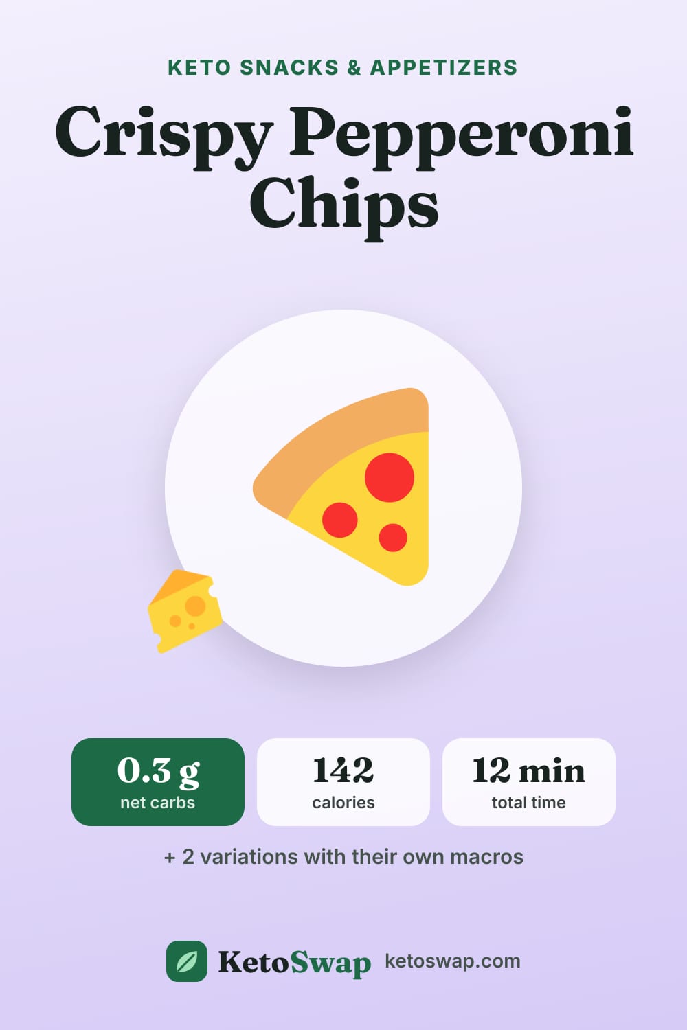 Crispy Pepperoni Chips — pin image
