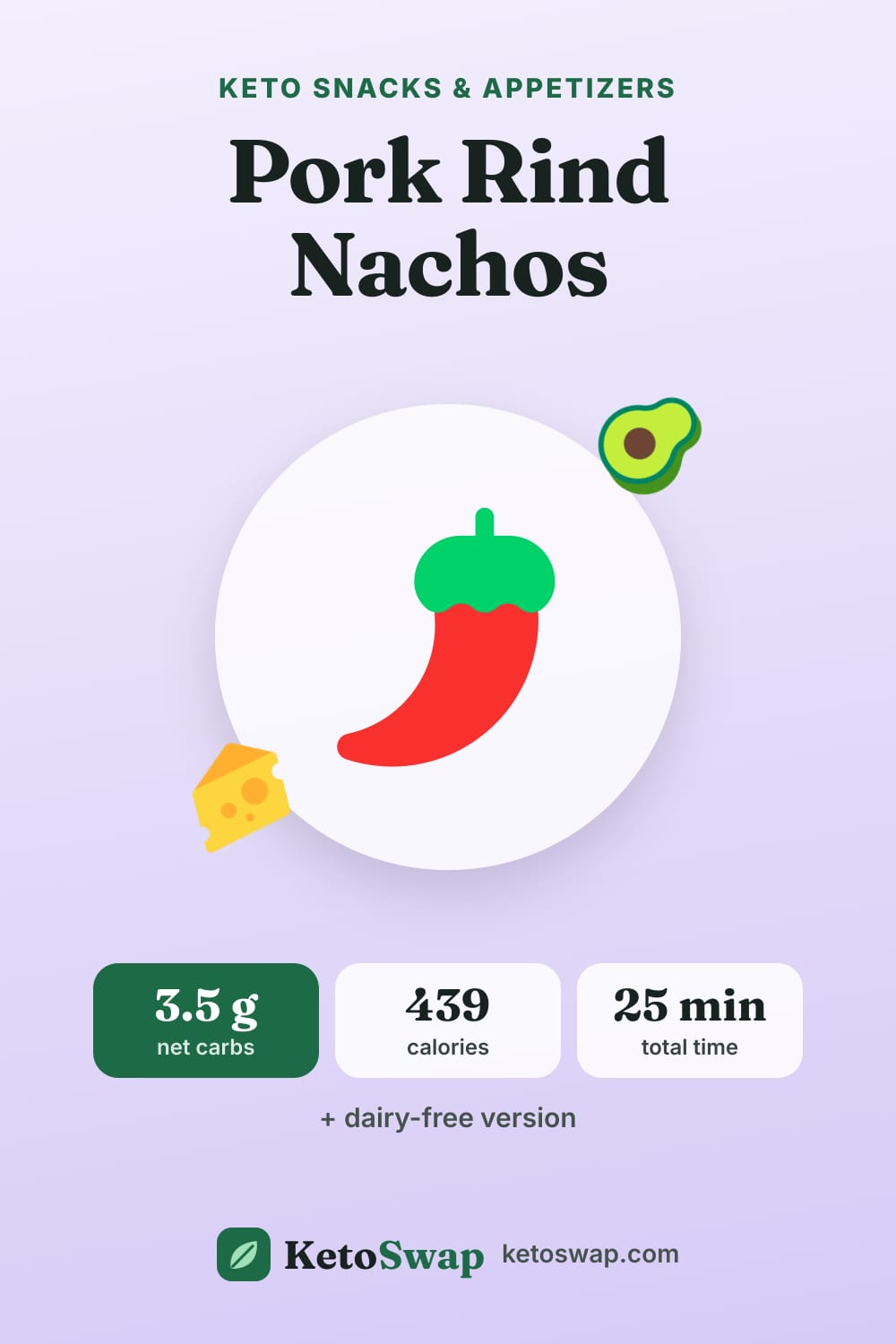 Pork Rind Nachos — pin image