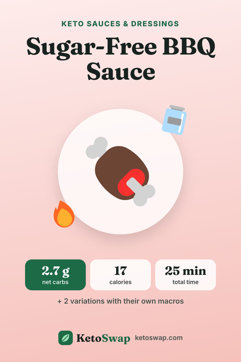 Sugar-Free BBQ Sauce — pin image