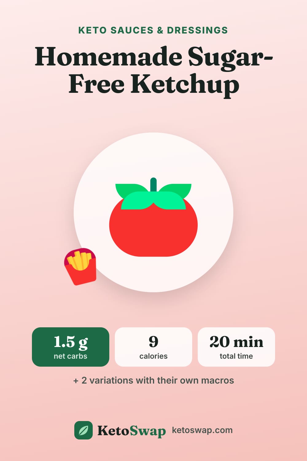 Homemade Sugar-Free Ketchup — pin image